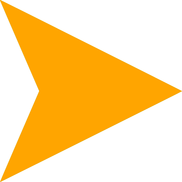 orange animated right arrow